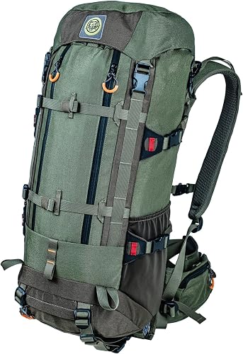 Hunting Pack for Men – Expandable Frame Backpack 40L, Water Resistant, with Meat Hauler, Rifle Holder & Shotgun Rest